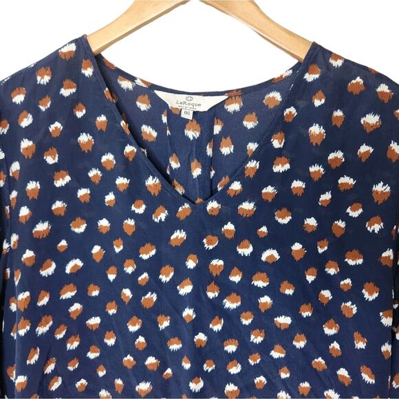 LaRoque Originals Silk V Neck top One Size - Picture 4 of 8